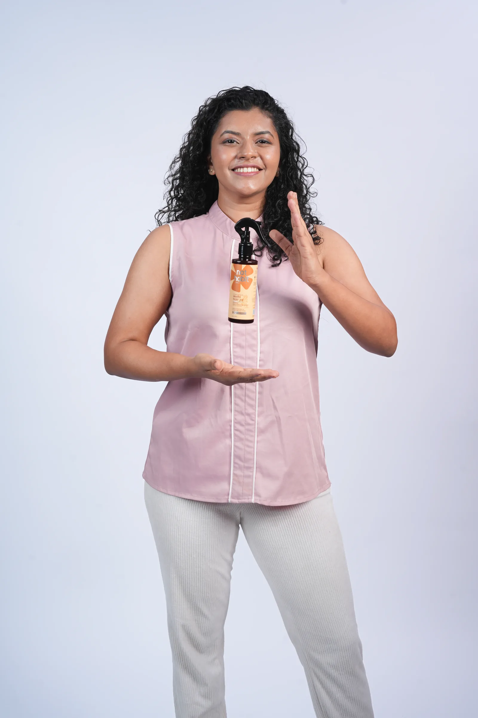 Floating product commercial shot